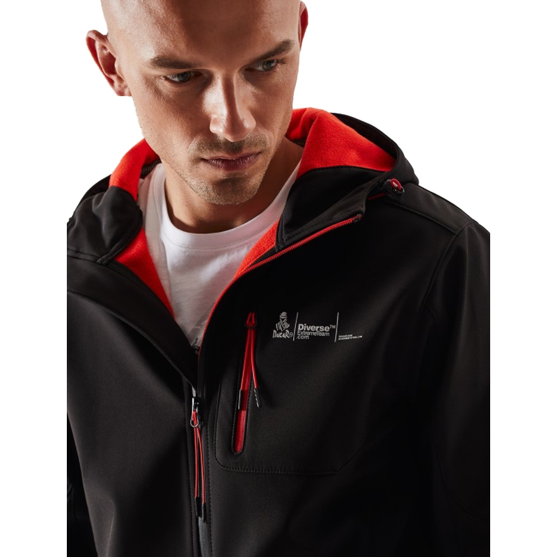 Jachetă softshell pentru bărbați DAKAR Sotix roșu-negru