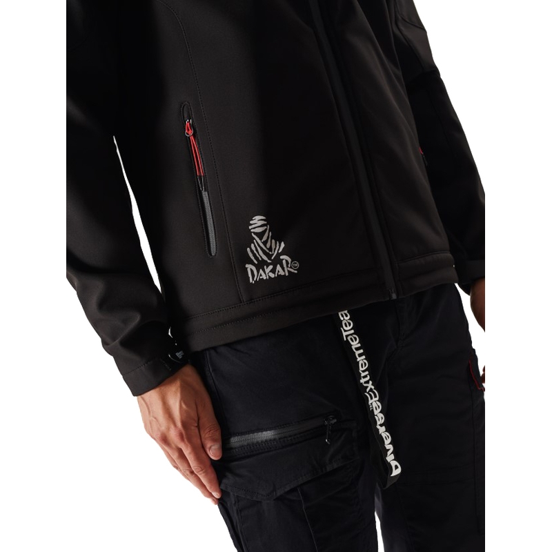 Jachetă softshell pentru bărbați DAKAR Sotix roșu-negru
