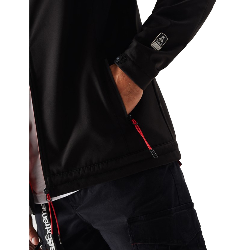 Jachetă softshell pentru bărbați DAKAR Sotix roșu-negru