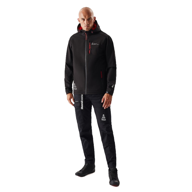 Jachetă softshell pentru bărbați DAKAR Sotix roșu-negru