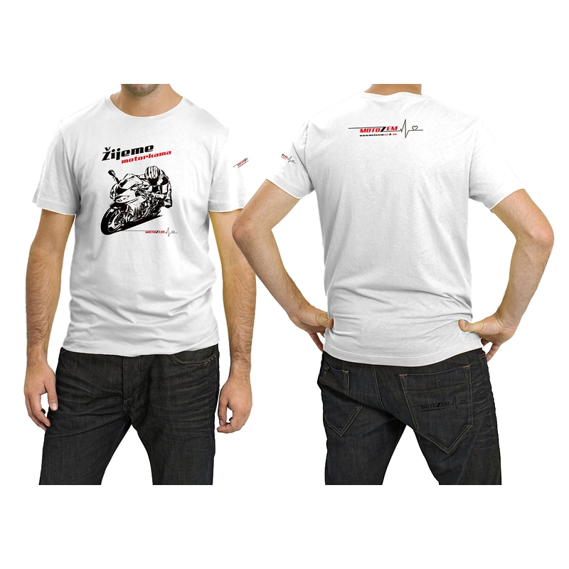 Tricou MotoZem trăim de motociclete supersport