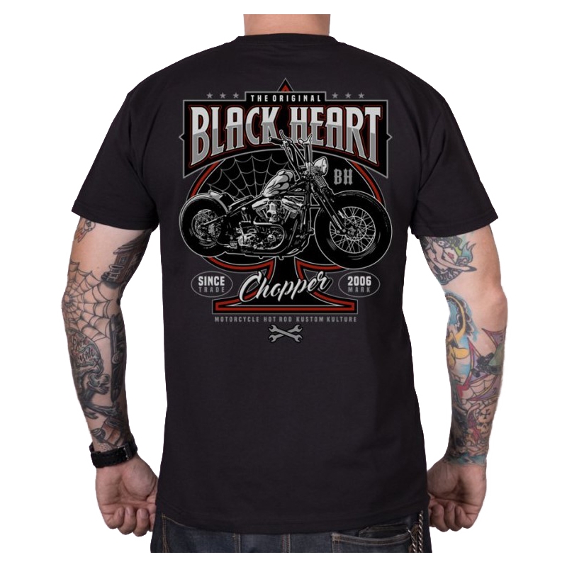 Tricou pentru bărbați Black Heart Flock Chop Chop negru