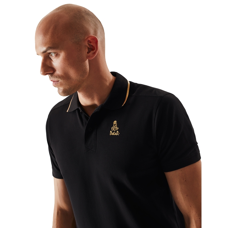 Tricou polo DAKAR P VIP III negru lichidare