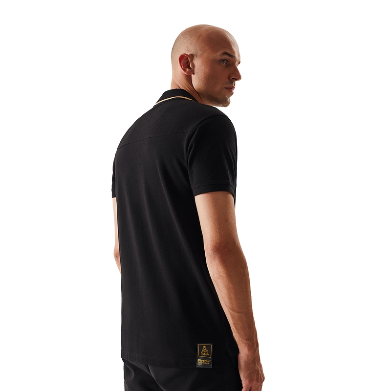 Tricou polo DAKAR P VIP III negru lichidare