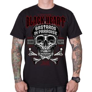 Tricou pentru bărbați Black Heart Bastard In Paradise negru
