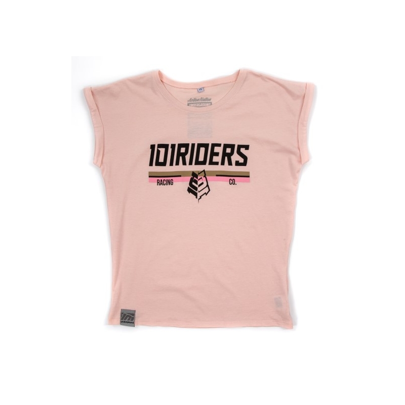 Tricou 101 Riders pentru femei 101 Riders Loose Fly Pink T-Shirt lichidare
