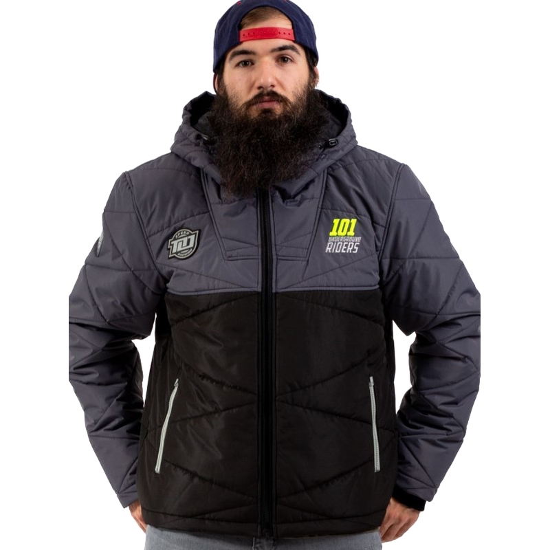101 Riders Geaca Defrost negru-gri lichidare