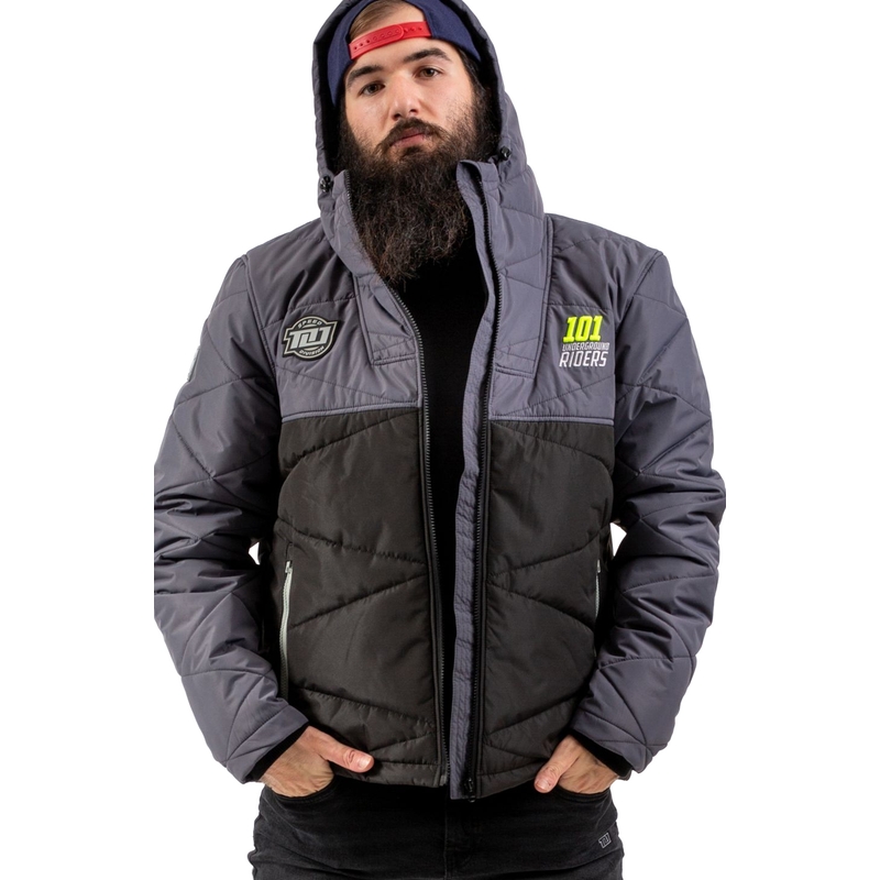 101 Riders Geaca Defrost negru-gri lichidare