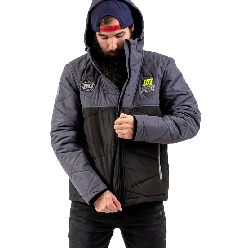 101 Riders Geaca Defrost negru-gri lichidare