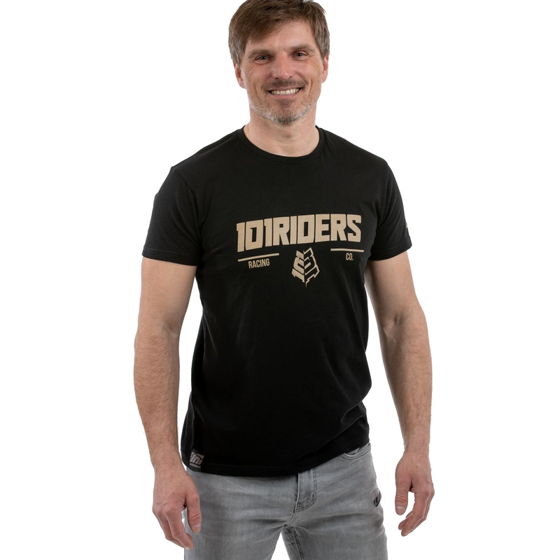Tricou 101 Riders Forța Forța în formă de negru lichidare