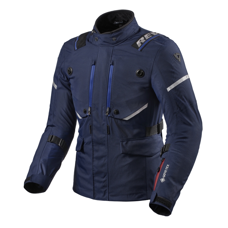 Jachetă de motocicletă Revit Vertical GTX albastru închis