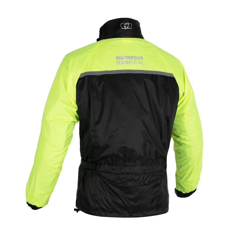 Jachetă de ploaie Oxford Rain Seal 22 negru-galben-fluo