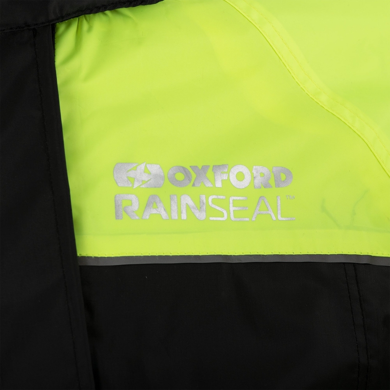 Jachetă de ploaie Oxford Rain Seal 22 negru-galben-fluo