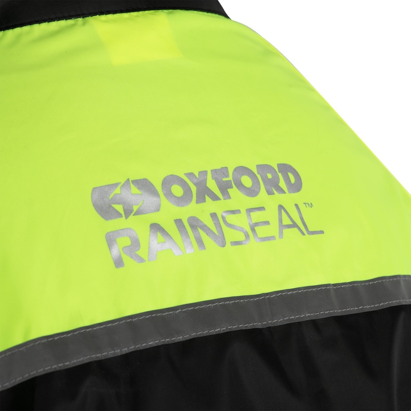 Jachetă de ploaie Oxford Rain Seal 22 negru-galben-fluo