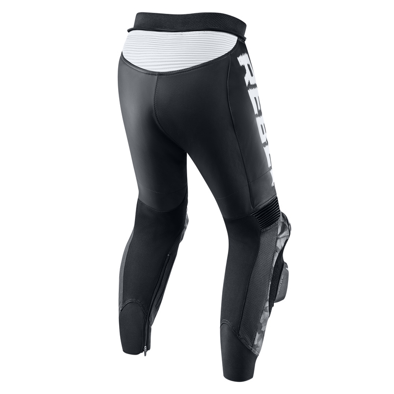 Rebelhorn Rebel Rebel Pantaloni de motocicletă negru și alb lichidare