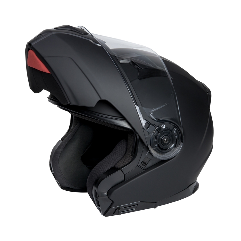 Casca de motocicletă Ozone Flip Up Storm Black Matte