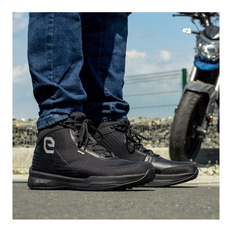 Cizme de motocicletă Eleveit Town WP Black pentru femei