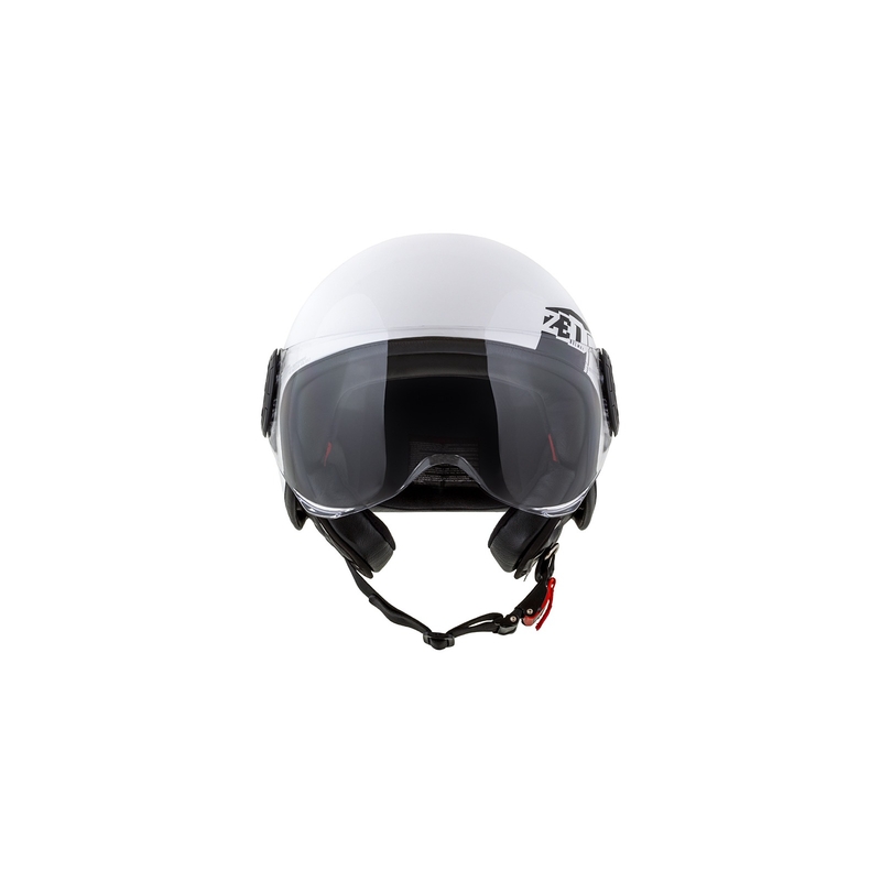 Cască de motocicletă deschisă ZED C30 alb-negru