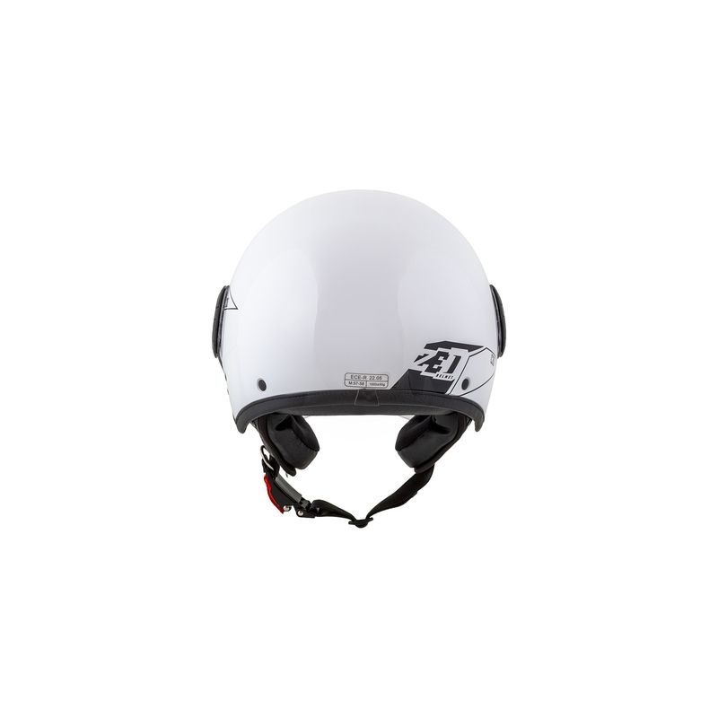 Cască de motocicletă deschisă ZED C30 alb-negru