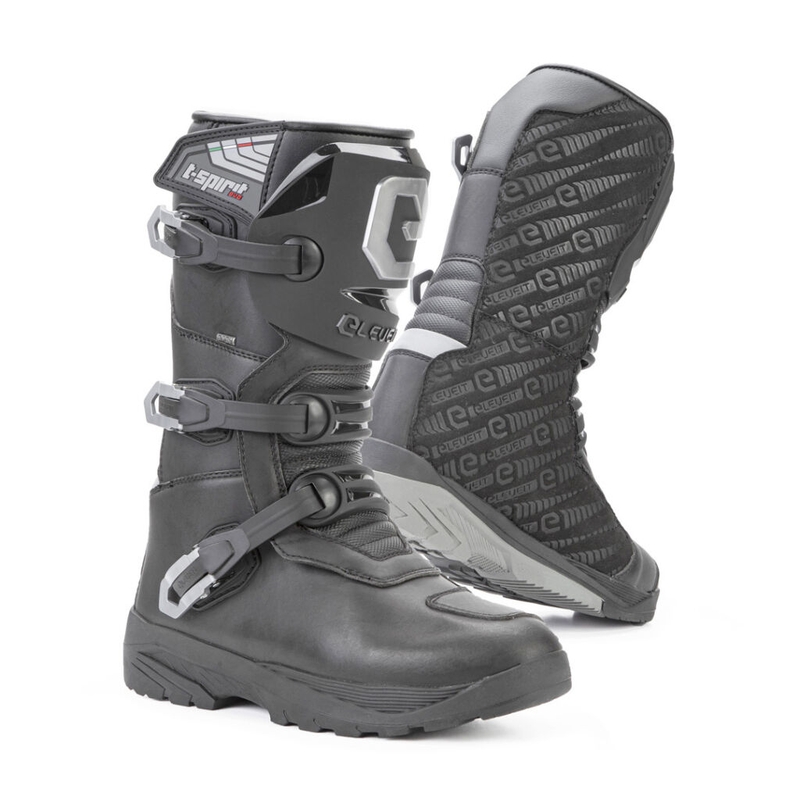 Eleveit T Spirit Evo Evo WP Negru Cizme de motocicletă