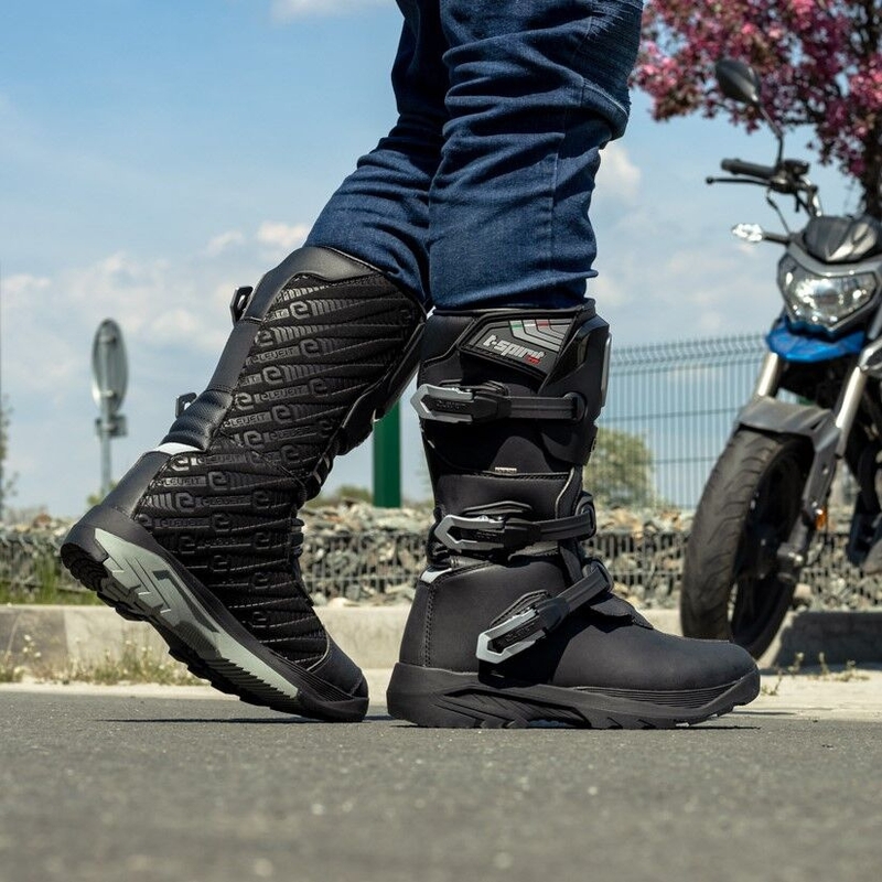 Eleveit T Spirit Evo Evo WP Negru Cizme de motocicletă