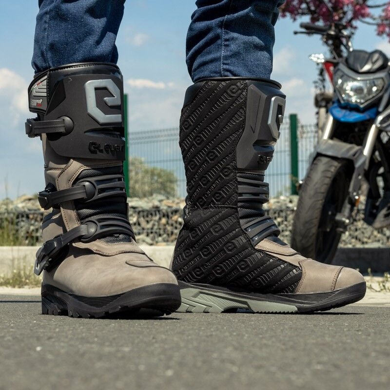 Eleveit T Spirit Evo Evo WP cizme de motocicletă maro