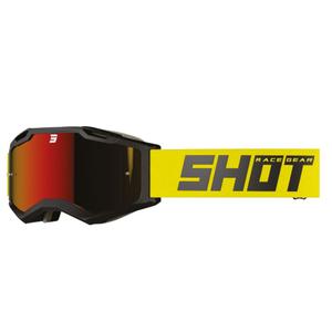 Ochelari de motocros Shot Iris 2.0 Solid negru-galben