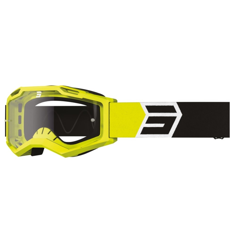 Ochelari de motocros Shot Assault 2.0 Solar negru-galben