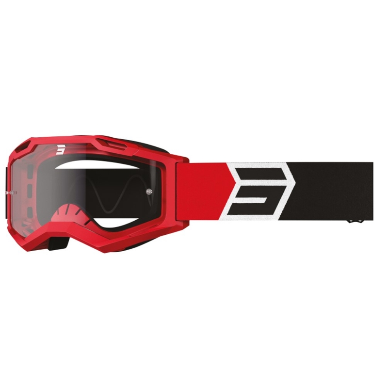Ochelari de motocros Shot Assault 2.0 Solar negru-roșu