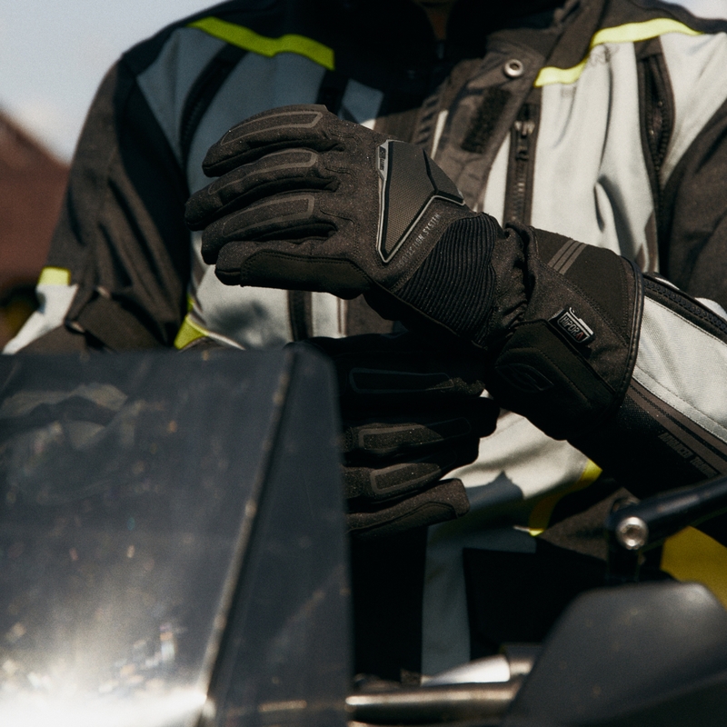 Mănuși pentru motociclete Ozone Touring WP negru