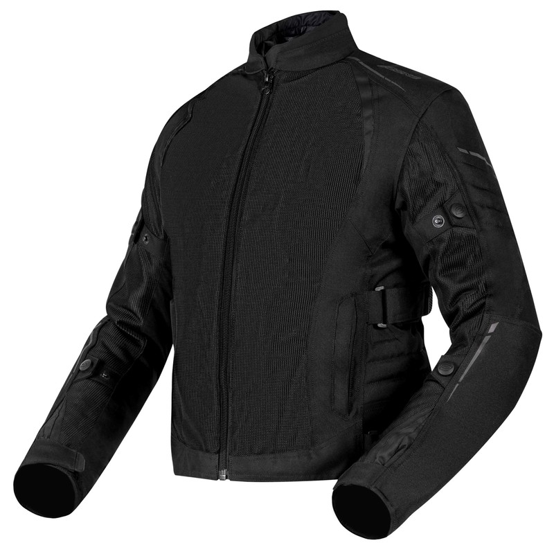 Jachetă de motocicletă Ozone Flow Black pentru femei lichidare