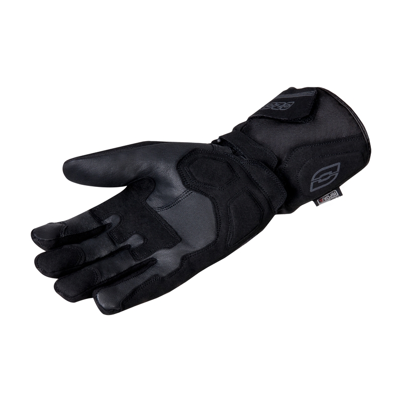 Mănuși de motocicletă pentru femei Ozone Touring WP Black lichidare