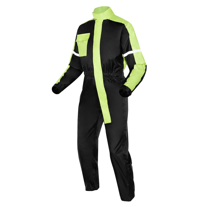 Costum de ploaie Ozone OZ-141 negru-fluo-galben galben