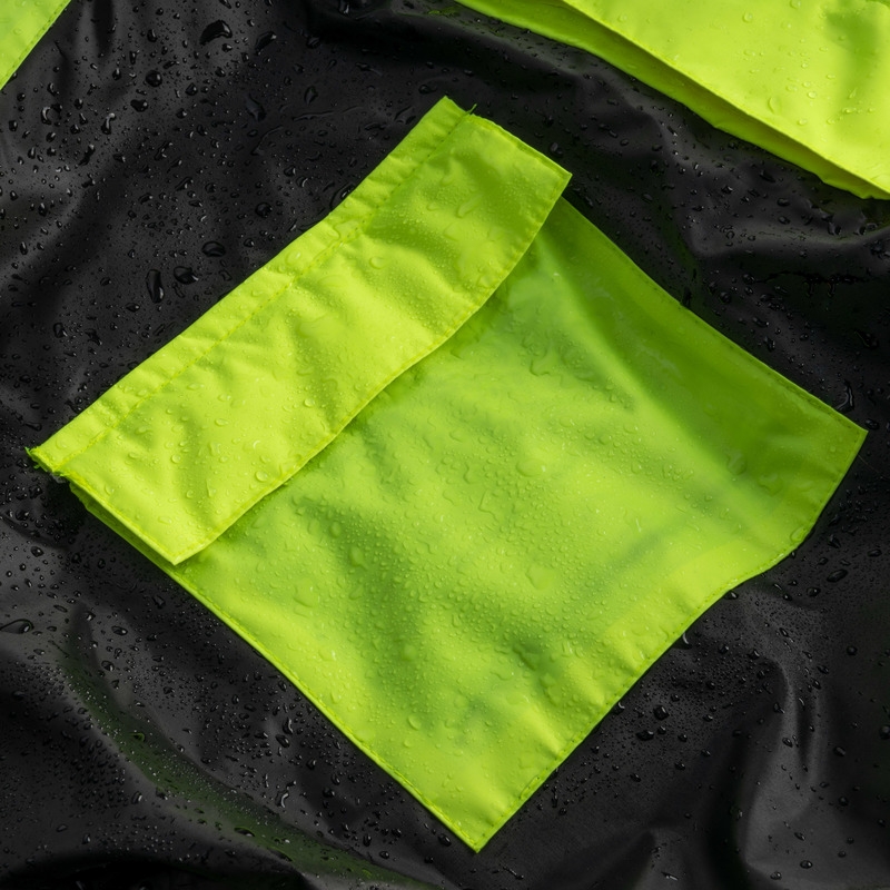 Costum de ploaie Ozone OZ-141 negru-fluo-galben galben