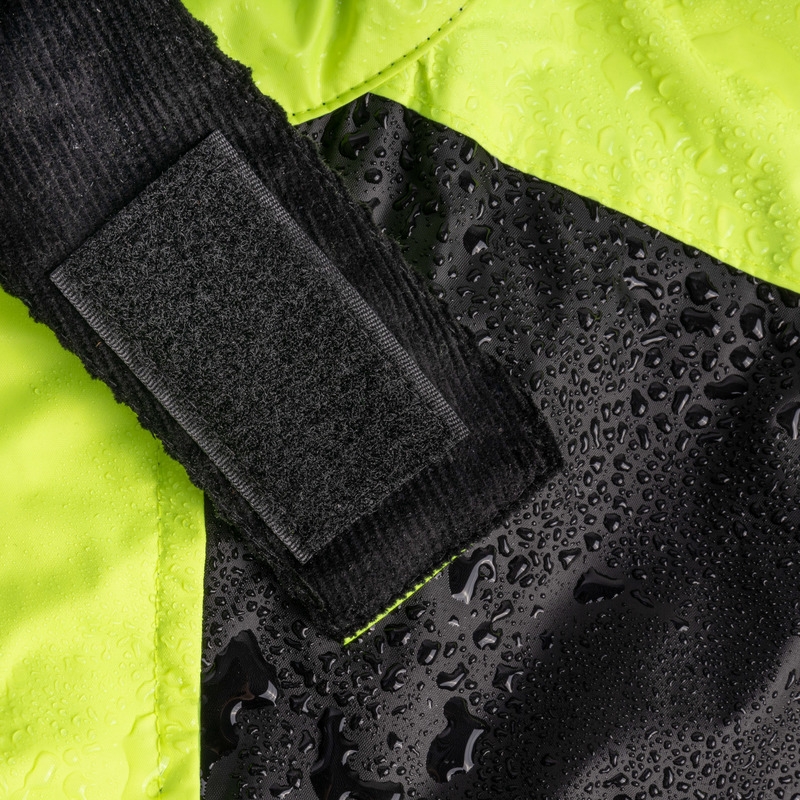 Costum de ploaie Ozone OZ-141 negru-fluo-galben galben