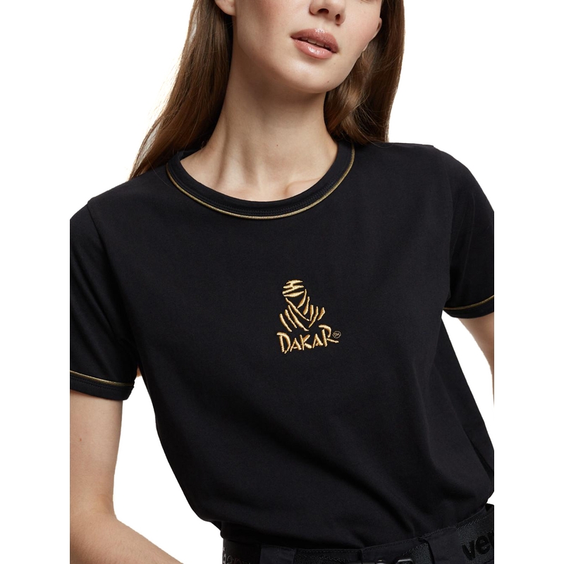 Tricou de damă DAKAR VIP 36 aur-negru