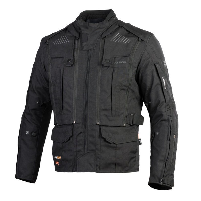 Geacă de motocicletă SECA Strada EVO negru lichidare
