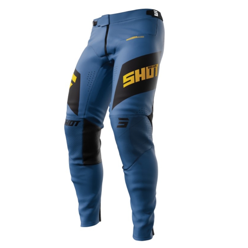 Shot Aerolite Ultima Motocross Pants negru-galben-albastru