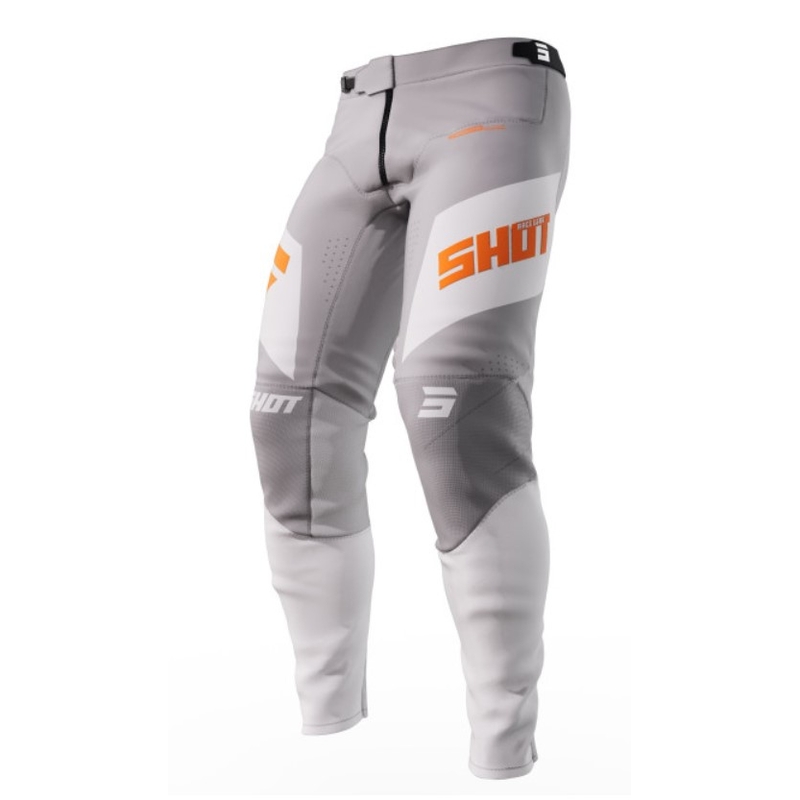 Shot Aerolite Ultima Motocross Pants portocaliu-alb-alb-gri