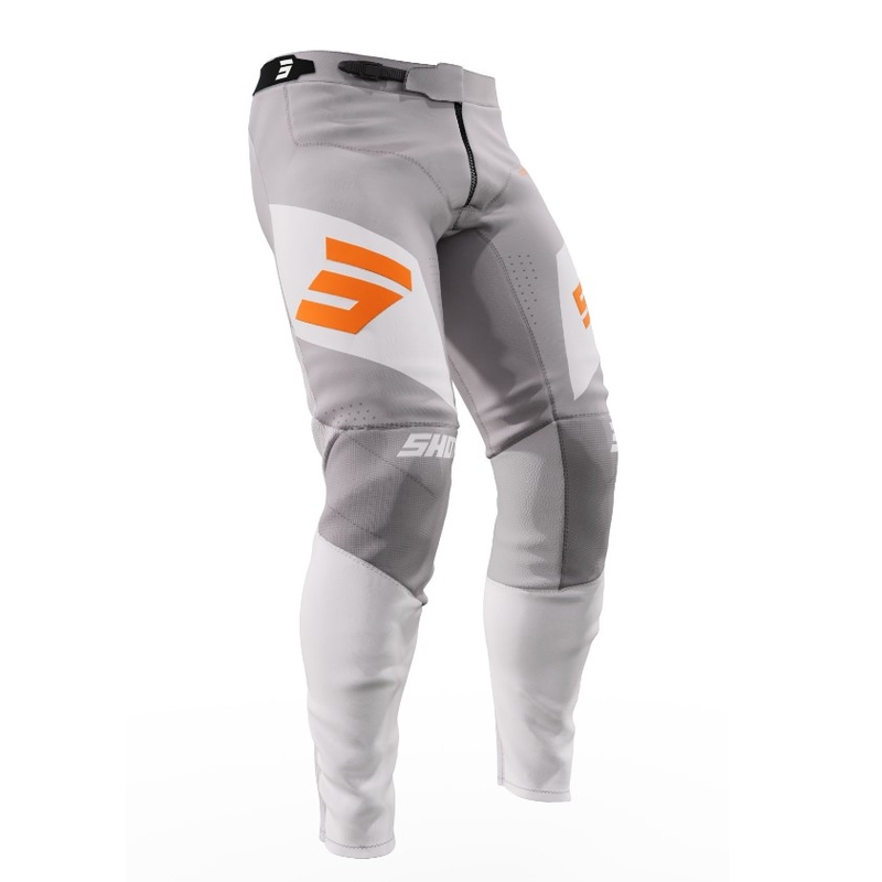 Shot Aerolite Ultima Motocross Pants portocaliu-alb-alb-gri