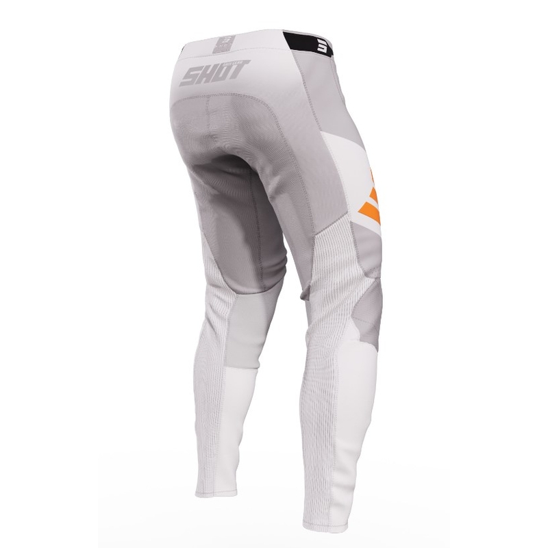Shot Aerolite Ultima Motocross Pants portocaliu-alb-alb-gri