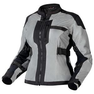 Rebelhorn Scandal II Jachetă de motocicletă pentru femei, argintie și neagră