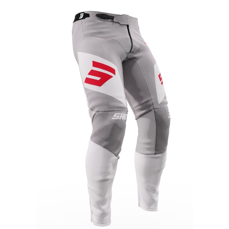Shot Aerolite Ultima Motocross Pants roșu, alb și gri