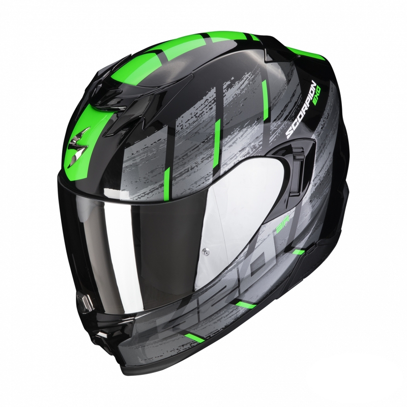 Cască integrală pentru motociclete Scorpion EXO-520 EVO Air Maha negru-verde
