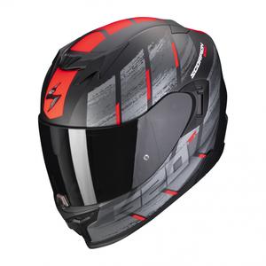 Cască integrală pentru motociclete Scorpion EXO-520 EVO Air Maha negru-roșu