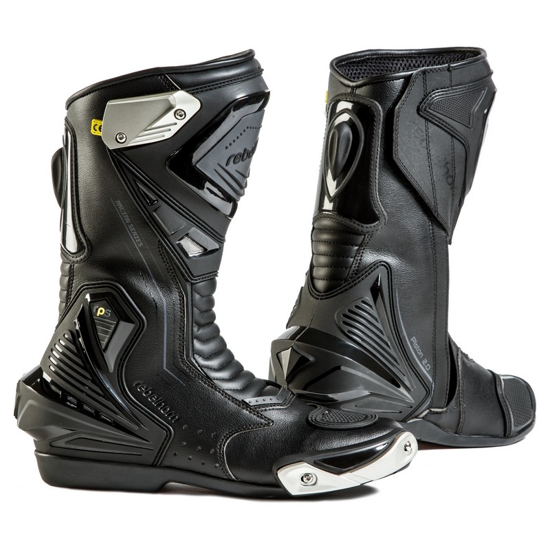 Cizme de motocicletă Rebelhorn Piston II CE negru - Grad II