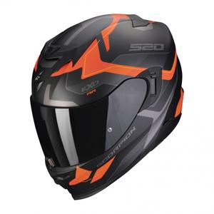 Cască integrală pentru motociclete Scorpion EXO-520 EVO Air Elan negru-portocaliu mat