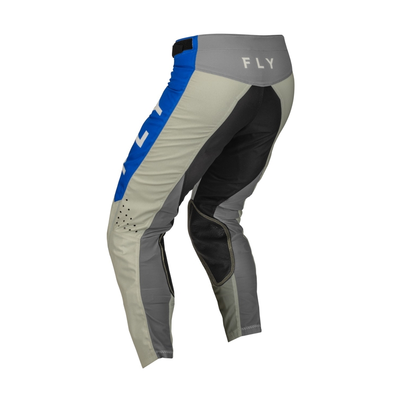 FLY Racing Kinetic Jet Motocross pantaloni albastru-gri-albastru lichidare