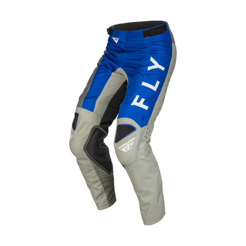 FLY Racing Kinetic Jet Motocross pantaloni albastru-gri-albastru lichidare