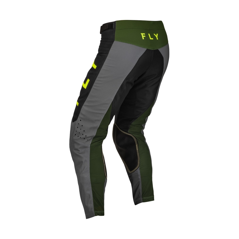 Pantaloni de motocross FLY Racing Kinetic Jet negru-verde hi-vis negru-verde lichidare